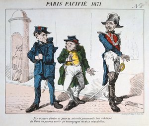 Pariisi rauhoittaa, 1871. tekijältä Unbekannt