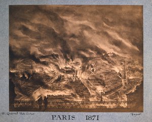 Pariisi liekeissä, 1871 tekijältä Unbekannt