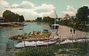 Parkers Ferry, Surbiton, c1907 tekijältä Unbekannt