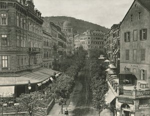 Parkstrasse, Carlsbad, Tšekkoslovakia, 1895. tekijältä Unbekannt
