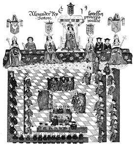 Edward I:n parlamentti, 1200-luku, 1905 tekijältä Unbekannt