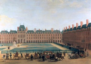Passage of the King and Regent, Place Royale, n. 1655. tekijältä Unbekannt