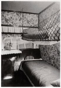 Matkustajahytti yöllä, LZ 127 Graf Zeppelin, 1933 tekijältä Unbekannt