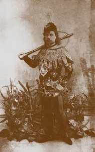 Pavel Gerdt prinssi Siegfriedinä baletin Joutsenlampi, Pietari, 1895 tekijältä Unbekannt