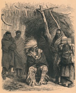 Pawnee-intiaanit, 1800-luku tekijältä Unbekannt