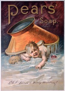 Päärynäsaippuamainos, 1897 tekijältä Unbekannt