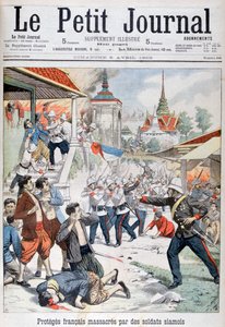 Siamilaisten sotilaiden murhatut ranskalaisen suojeluksessa olevat ihmiset, Siam, 1903 tekijältä Unbekannt