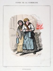 Petroleuses, Pariisin kommuuni, 1871. tekijältä Unbekannt