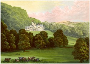 Philiphaugh, Selkirkshire, Skotlanti, Baronet Murrayn koti, 1880 tekijältä Unbekannt