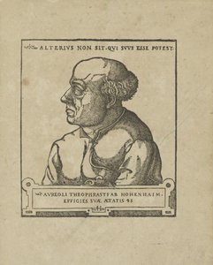 Philippus Theophrastus Aureolus Bombastus von Hohenheim Paracelsus, noin 1538. tekijältä Unbekannt