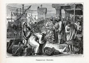Foinikialaiset merimiehet, 1882 tekijältä Unbekannt