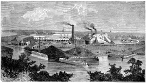Phoenix Iron and Bridge Works, Phoenixville, Pennsylvania, USA, 1873 tekijältä Unbekannt