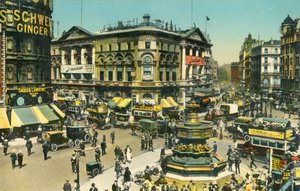 Piccadilly Circus, Lontoo, 1910. tekijältä Unbekannt