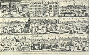 Kuvallinen esitys Suuresta Ruttosta, 1665 tekijältä Unbekannt