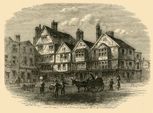Pie Corner vuonna 1789, c1872. tekijältä Unbekannt