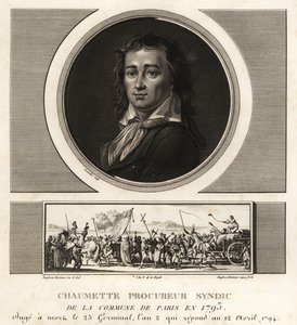 Pierre Gaspard Chaumette, Kommuunin syndikaattinen syyttäjä, ateisti tekijältä Unbekannt
