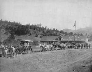 Pikes Peak Col. Toll Road, c1897. tekijältä Unbekannt