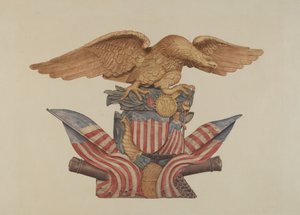 Pine Ornament Eagle, 19351942. tekijältä Unbekannt