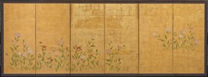 Vaaleanpunaiset ja punaiset unikot, Edo-kausi, 1615-1868. tekijältä Unbekannt