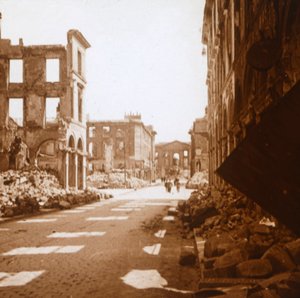 Place Royal, Reims, Pohjois-Ranska, c1914-c1918 tekijältä Unbekannt