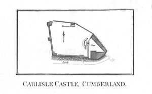 Carlislen linnan suunnitelma Cumberlandissa, 1700-luvun loppu tekijältä Unbekannt