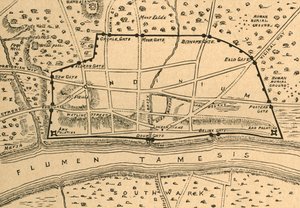 Rooman Lontoon suunnitelma, 1897. tekijältä Unbekannt