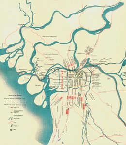 Osakan ensimmäisen eli talvikampanjan suunnitelma, 1614, 1903. tekijältä Unbekannt