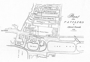 Paviljongin ja viereisen alueen suunnitelma - 1803, 1939 tekijältä Unbekannt