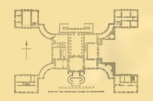 Kedlestonin pääkerroksen suunnitelma, 1925. tekijältä Unbekannt