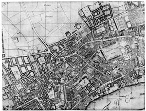 Lontoon St Gilesin seurakunnan suunnitelma, 1907 tekijältä Unbekannt
