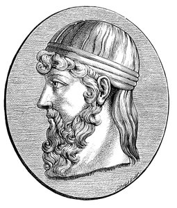 Platon c428-c348 eKr., antiikin kreikkalainen filosofi tekijältä Unbekannt