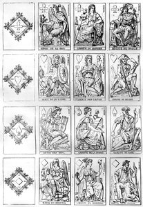 Ranskan tasavallan pelikortit, 1790 1882-1884 tekijältä Unbekannt