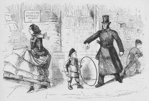 Police Cartoon in the Weekly, c1859, 1938 tekijältä Unbekannt