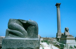 Pompeuksen pilari, Aleksandria, Egypti tekijältä Unbekannt