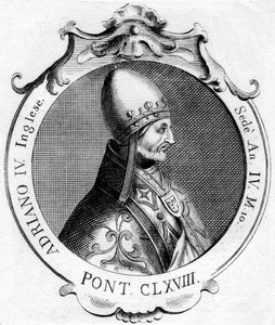 Paavi Adrianus IV tekijältä Unbekannt