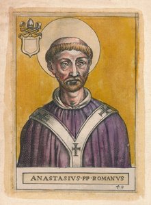 Paavi Anastasius I. tekijältä Unbekannt