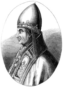 Paavi Gregorius IX c1143-1241, 1849 tekijältä Unbekannt