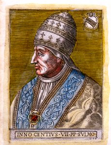 Paavi Innocentius VII c1336-1406, 1800-luku tekijältä Unbekannt