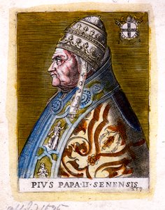 Paavi Pius II, 1800-luku tekijältä Unbekannt