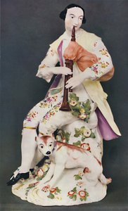 Posliinifiguuri WD-CO. Derby, noin 1760, 1760 tekijältä Unbekannt