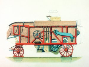 Kannettava puimakone, c1910 tekijältä Unbekannt