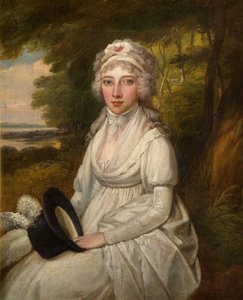 Osler-perheen naisen muotokuva, 1780-1800. tekijältä Unbekannt