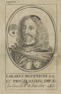 Amiraali Lazzaro Mocenigon muotokuva 1624-1657, noin 1720. tekijältä Unbekannt