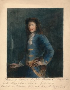 Amiraali Sir John Balchinin muotokuva, 1832. tekijältä Unbekannt
