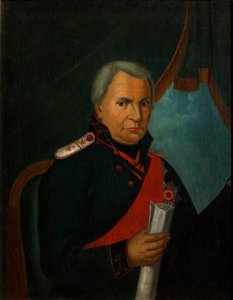 Aleksanteri Semjonovitš Shishkovin muotokuva 1754-1841, 1820-luku tekijältä Unbekannt