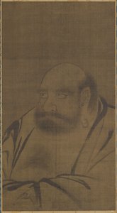 Bodhidharman muotokuva 1300-luvulta. tekijältä Unbekannt