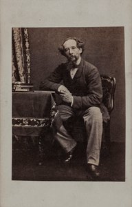 Charles Dickensin muotokuva 1812-1870, 1860-luku. tekijältä Unbekannt