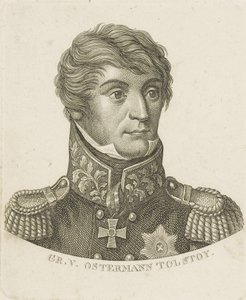 Kreivi Aleksanteri Ivanovitš Ostermann-Tolstoin muotokuva 1772-1857, n. 1800. tekijältä Unbekannt