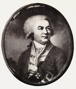 Kreivi Pjotr Zavadovskin muotokuva 17391812, 1800-luvun alku. tekijältä Unbekannt