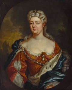 Muotokuva Nassau-Saarbrückenin kreivitär Carolinesta 1704-1774, n. 1725